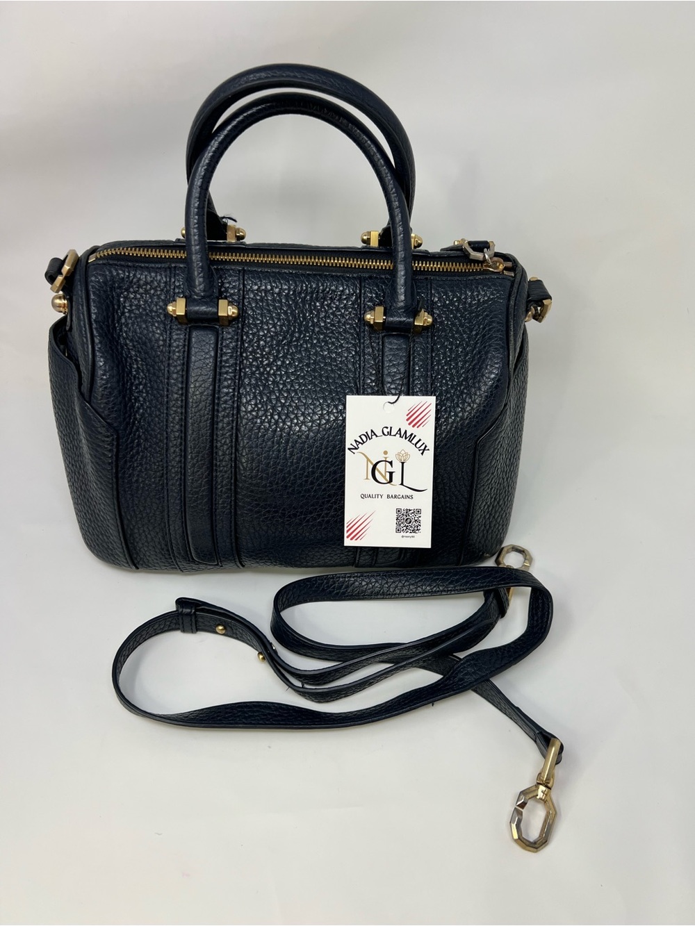 Cesare Paciotti Dark Blue Small Bag